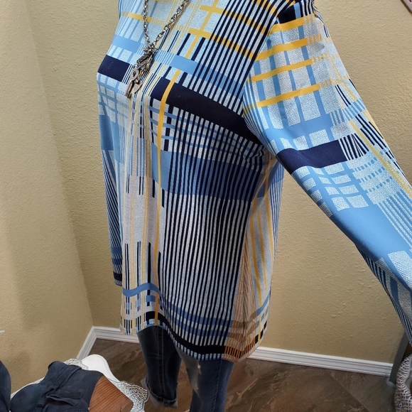 Charter Club 3/4th Sleeve Popover top sz M - Picture 5 of 13